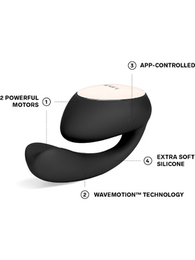 LELO: Ida Wave, Dual Stimulation Massager, svart