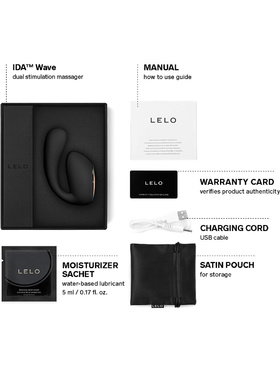 LELO: Ida Wave, Dual Stimulation Massager, svart