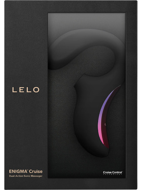 LELO: Enigma Cruise, Dual-Action Sonic Massager, svart