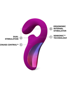 LELO: Enigma Cruise, Dual-Action Sonic Massager, lilla