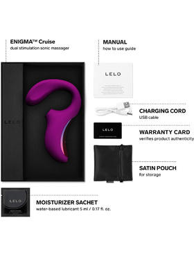 LELO: Enigma Cruise, Dual-Action Sonic Massager, lilla