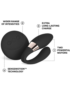 LELO: Tiani Duo, Dual-Action Couples Massager, svart