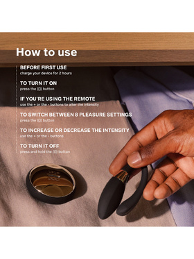 LELO: Tiani Duo, Dual-Action Couples Massager, svart