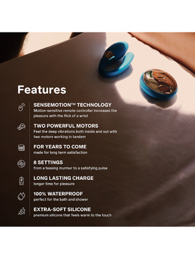 LELO: Tiani Duo, Dual-Action Couples Massager, svart