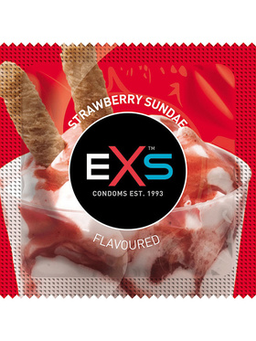 EXS: Kondomer, Mixed Flavoured, 12 stk