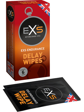 EXS Endurance: Delay Wipes, 6 stk