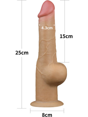 LoveToy: Dual-Layered Silicone Handle Cock, 25 cm