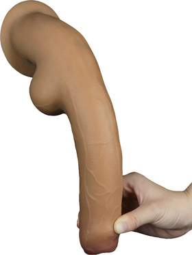 LoveToy: Dual-Layered Silicone Handle Cock, 28 cm