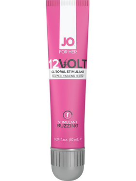 System JO for Her: 12Volt, Clitoral Stimulant Buzzing Serum, 10 ml