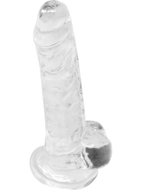 RealRock: Crystal Clear Realistic Dildo, 17 cm