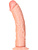 RealRock: Curved Realistic Dildo, 18 cm, lys