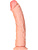 RealRock: Curved Realistic Dildo, 23 cm, lys