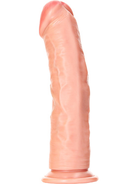 RealRock: Curved Realistic Dildo, 23 cm, lys