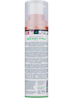 Exotiq: Aromatic Massage Oil, Fresh Basil Citrus, 100 ml 