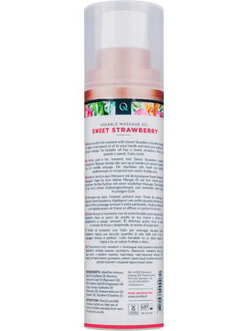 Exotiq: Kissable Massage Oil, Sweet Strawberry, 100 ml