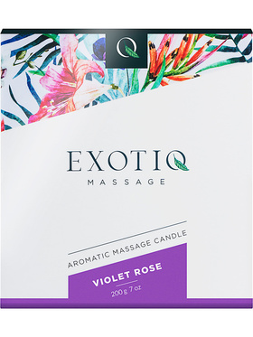 Exotiq: Massage Candle, Violet Rose, 200 g
