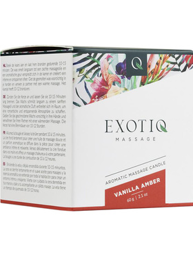 Exotiq: Massage Candle, Vanilla Amber, 60 g