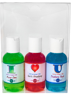 Nature Body: I Love You, Warming Massage Set, 3x50 ml