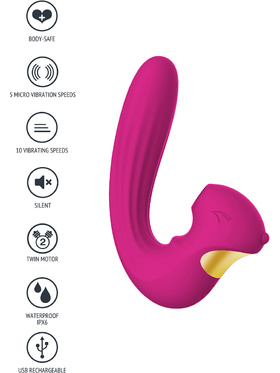 Xocoon: Celestial Love, Vibrator with Clitoral Stimulator