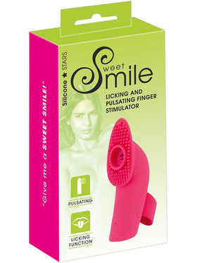 Sweet Smile: Licking and Pulsating Finger Stimulator