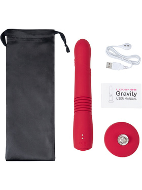 Lovense: Gravity, Bluetooth Thrusting & Vibrating Dildo