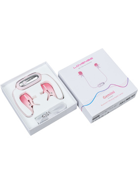 Lovense: Gemini, Bluetooth Vibrating Nipple Clamps