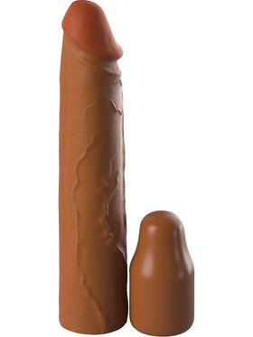 Fantasy X-Tensions Elite: +5 cm Silicone X-Tension, mørk