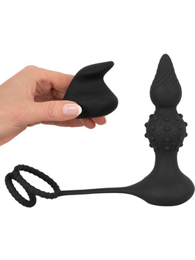 Rebel: RC Butt Plug with Cock & Ball Rings