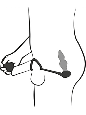 Rebel: RC Butt Plug with Cock & Ball Rings