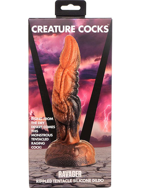 Creature Cocks: Ravager, Rippled Tentacle Silicone Dildo