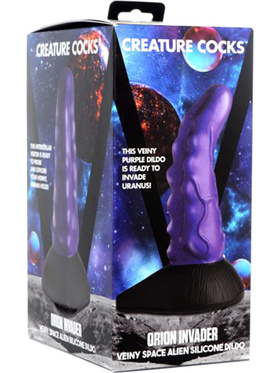 Creature Cocks: Orion Invader, Veiny Space Alien Silicone Dildo