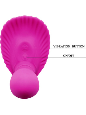 Pretty Love: Fancy Clamshell Vibrator with Remote