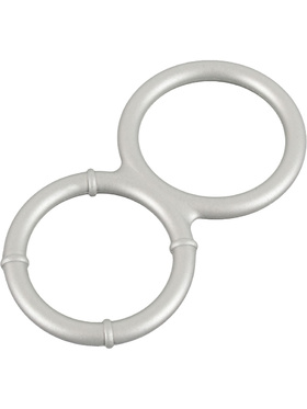 You2Toys: Metallic Silicone Cock and Ball Ring