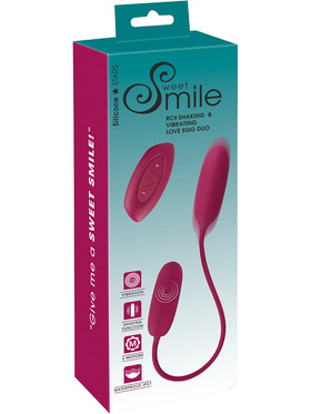 Sweet Smile: RC Shaking & Vibrating Love Egg Duo