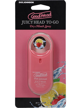 GoodHead: Juicy Head, Dry Mouth Spray To-Go, Pink Lemonade, 9 ml