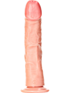 RealRock: Curved Realistic Dildo, 25.5 cm, lys