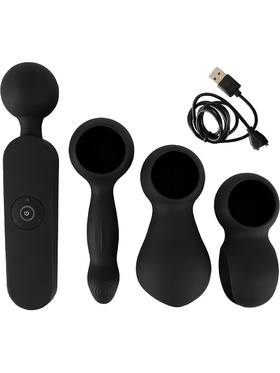 Couples Choice: Wand Vibrator with 3 attachments