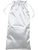 Satin Oppbevaringspose, 45 x 19.5 cm, hvit
