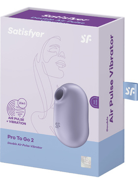 Satisfyer: Pro To Go 2, AirPulse Stimulator + Vibration