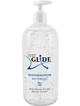 Just Glide: Vannbasert Glidemiddel, 500 ml