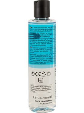 Eros: 2in1 Water-based Lubricant, Lube & Toy, 250 ml