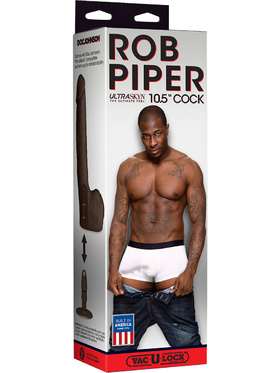 Signature Cocks: Rob Piper, Realistic Ultraskyn Dildo, 27 cm