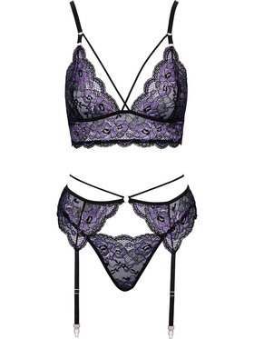 Cottelli Lingerie: Bralette, Hoftholder & String Set