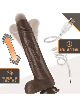 Dr. Skin Silicone: Dr. Murphy Thrusting & Gyrating Dildo, 22 cm