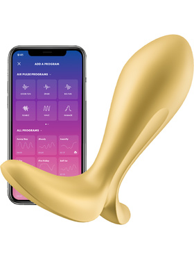 Satisfyer Connect: Intensity Plug, Plug Vibrator, gull