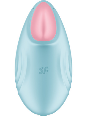 Satisfyer Connect: Tropical Tip, Lay-on Vibrator, blå