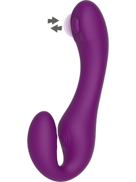 Xocoon: Strapless Strap-On, Pulse Vibrator with Remote