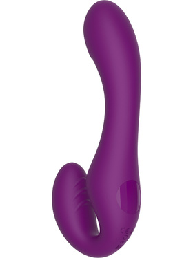 Xocoon: Strapless Strap-On, Pulse Vibrator with Remote