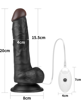 LoveToy: Vibrating Easy StrapOn Set, 20 cm 