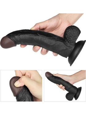 LoveToy: Vibrating Easy StrapOn Set, 22 cm